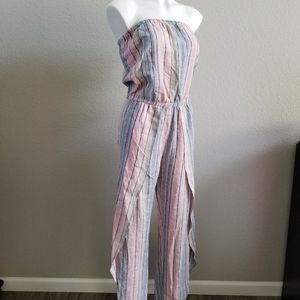 NWT Women's DREW Strapless Jumpsuit